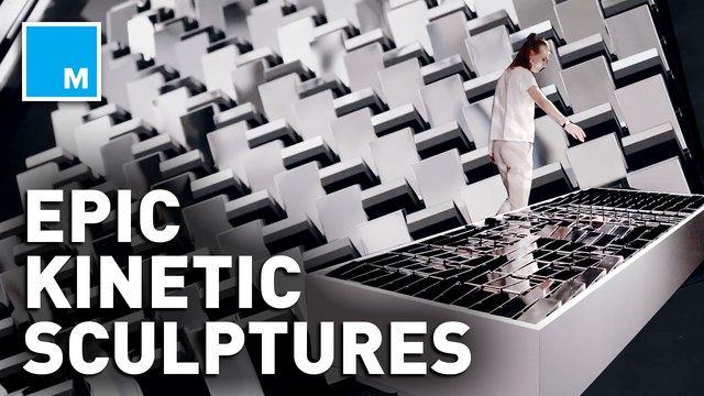 This collective is combining art and engineering to create hypnotizing kinetic sculptures