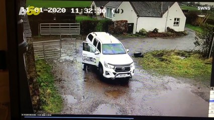 Watch This Woman Desperately Try & Get A Gate Closed While the Wind Keeps Blowing Them Open!