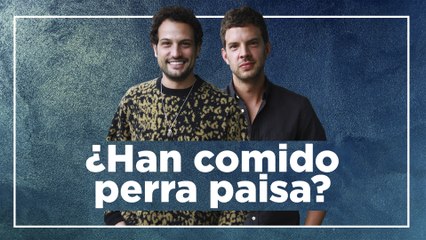 Roberto Urbina y Raúl Ocampo confiesan si alguna vez han comido 'perra paisa'