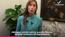 Maria Elena Boschi - Italia Viva è contraria alla riforma Bonafede-Salvini (28.01.20)