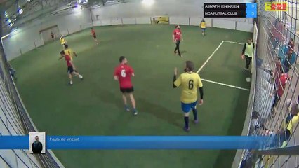 Faute de vincent - ASMATIK KINIKRIEN Vs NCA FUTSAL CLUB - 27/01/20 20:00 - LIGUE 3
