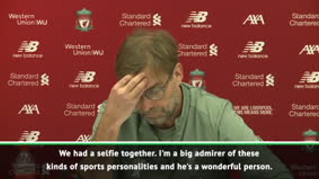 Klopp reveals selfie moment with 'wonderful' Kobe Bryant