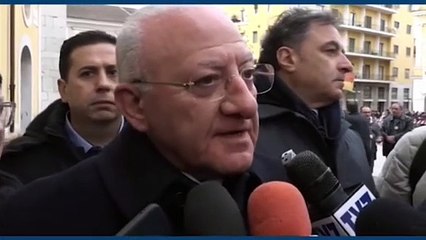 De Luca - Noi ragioniamo sul merito dei problemi che riguardano famiglie e imprese (28.01.20)