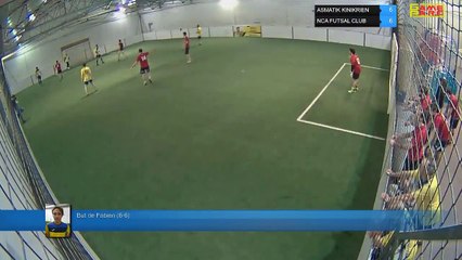 But de Fabien (6-6) - ASMATIK KINIKRIEN Vs NCA FUTSAL CLUB - 27/01/20 20:00 - LIGUE 3