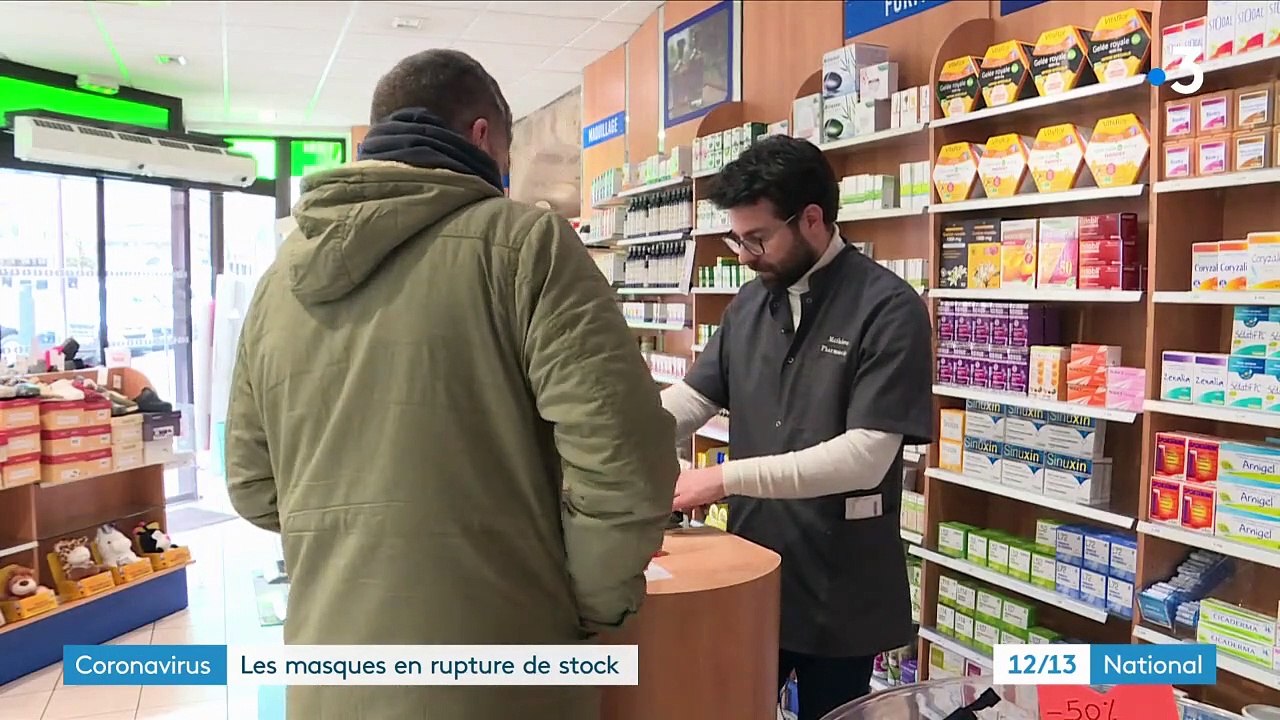 Coronavirus : les masques de protection en rupture de stock