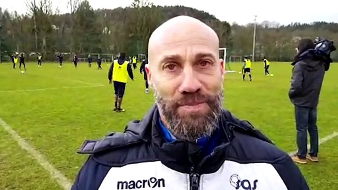 Xavier Collin, entraîneur d'Épinal, évoque la venue de Lille en 8e de finale de Coupe de France
