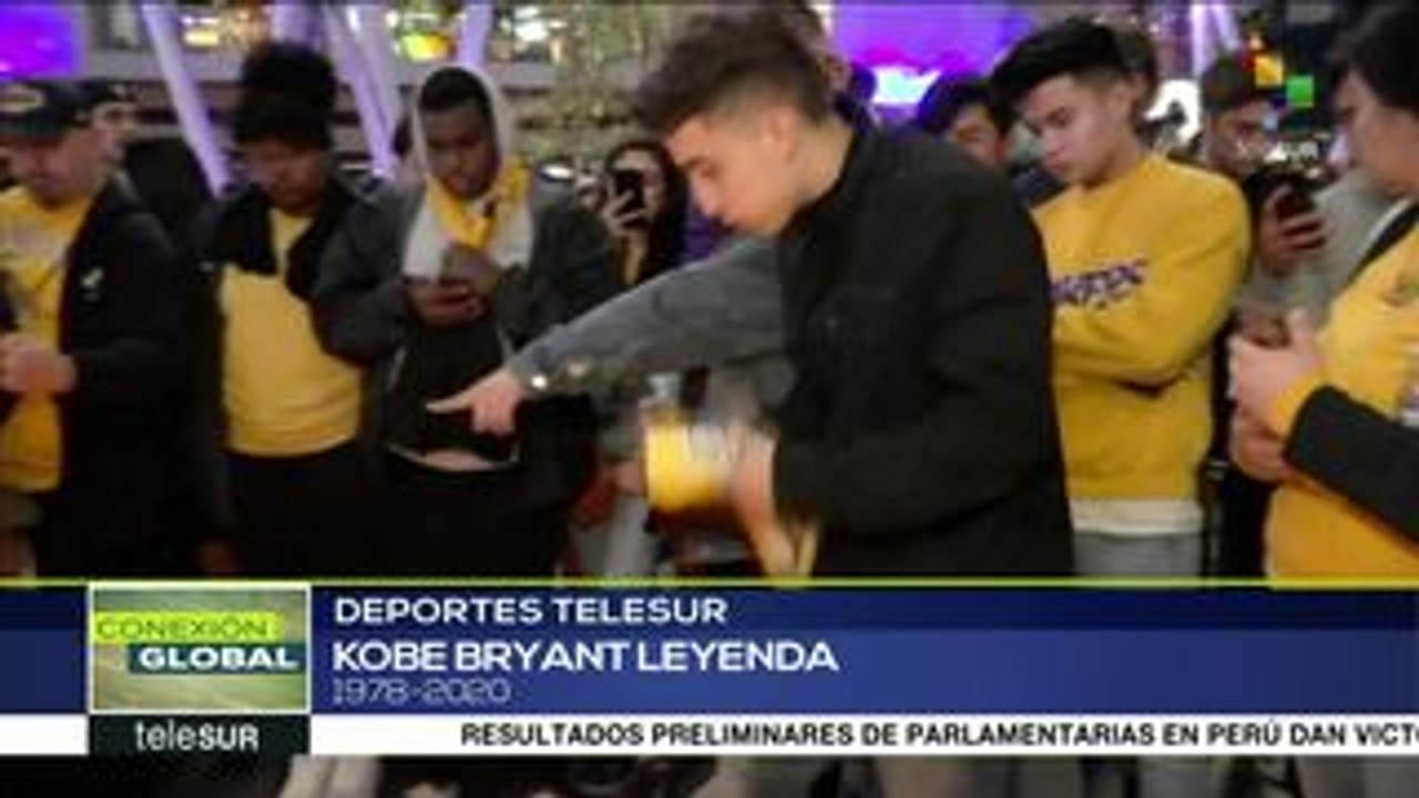 Muerte de Kobe Bryant pone de luto  el mundo del deporte