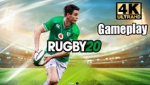 Rugby 20 Gameplay 4K (PC) Ultra Setting