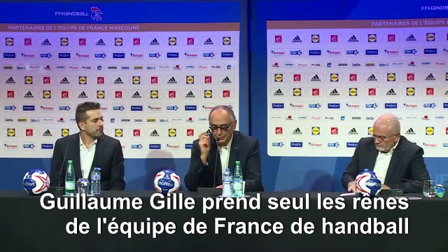 Handball: L'ambition est intacte affirme Guillaume Gille, nouveau sélectionneur des Bleus