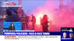 Story 2 : Face-à-face tendu entre pompiers et policiers en marge d'une manifestation à Paris - 28/01
