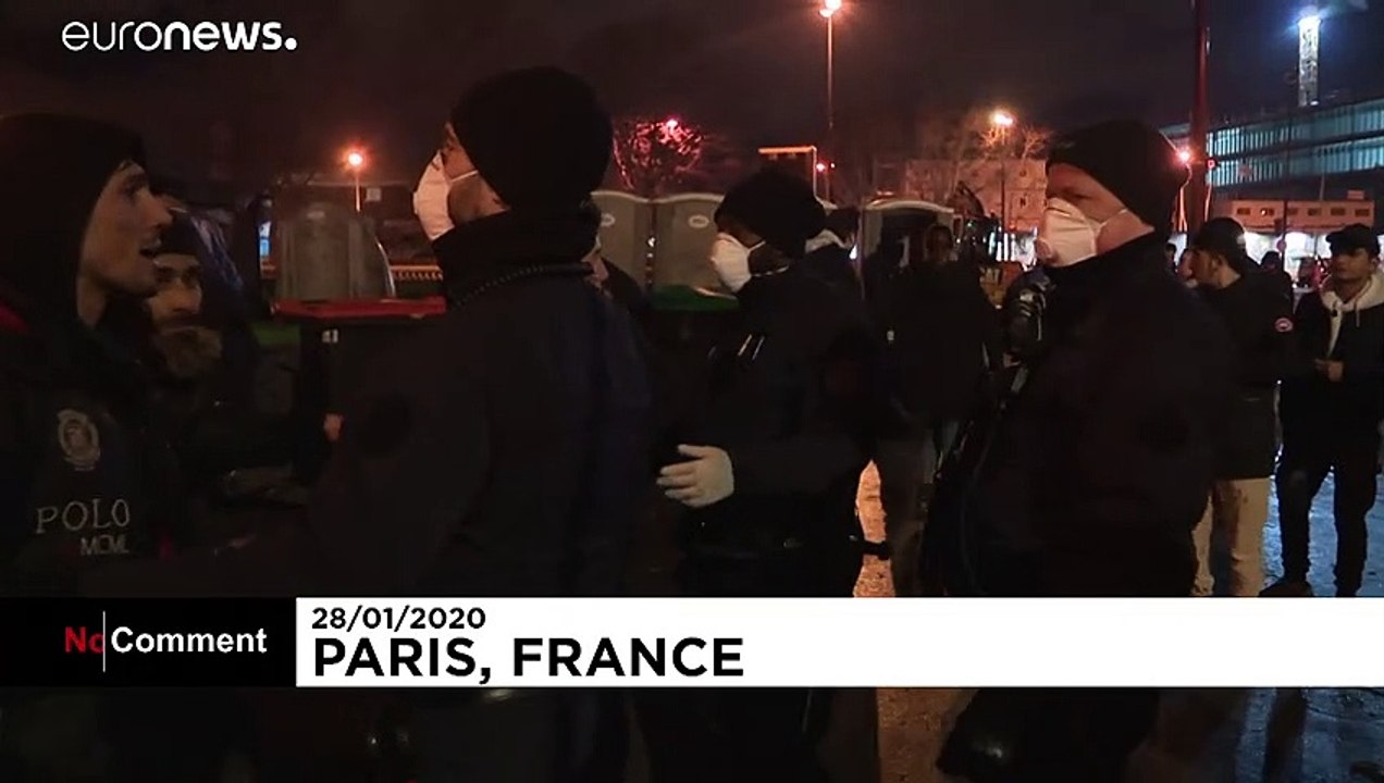 'Wildes' Flüchtlingslager in Paris geräumt