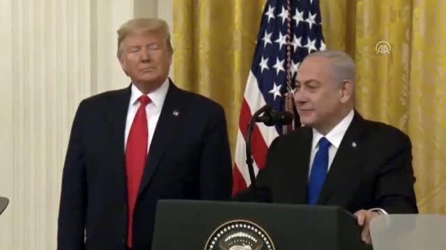 Sözde Orta Doğu barış planı - İsrail Başbakanı Binyamin Netanyahu