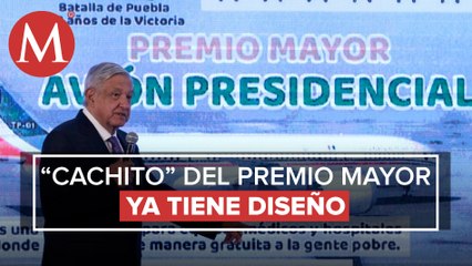 Así es el boleto para la rifa del avión presidencial