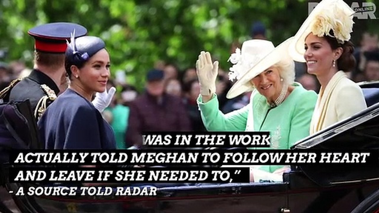 Grand Plan? Duchess Camilla Encouraged Meghan Markle To Leave Royal Family