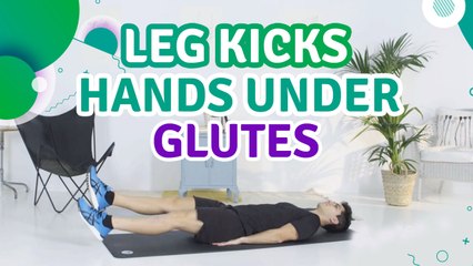 Leg kicks, hands under glutes - Fit People