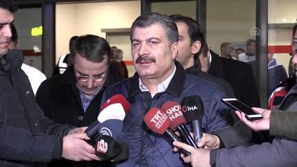 Bakan Koca: "Termal kamera ile şüpheli olarak tespit ettiğimiz bir yolcu olmadığını çok net bir...