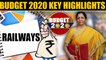 Budget 2020 | Railways | Key Highlights | Oneindia News