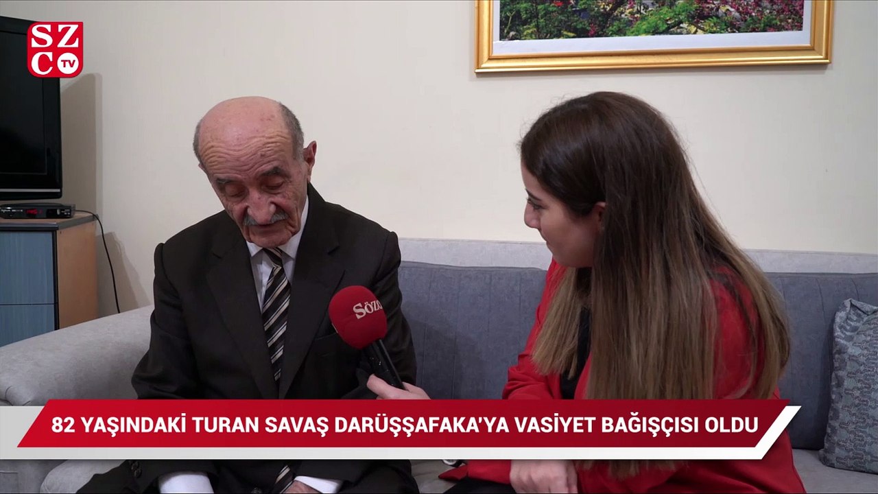 30 yıl öğretmenlik yapan Turan Savaş, Darüşşafaka'ya vasiyet bağışçısı oldu