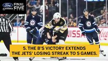 Ford Final Five: Tuuka Rask Returns, B’s Win