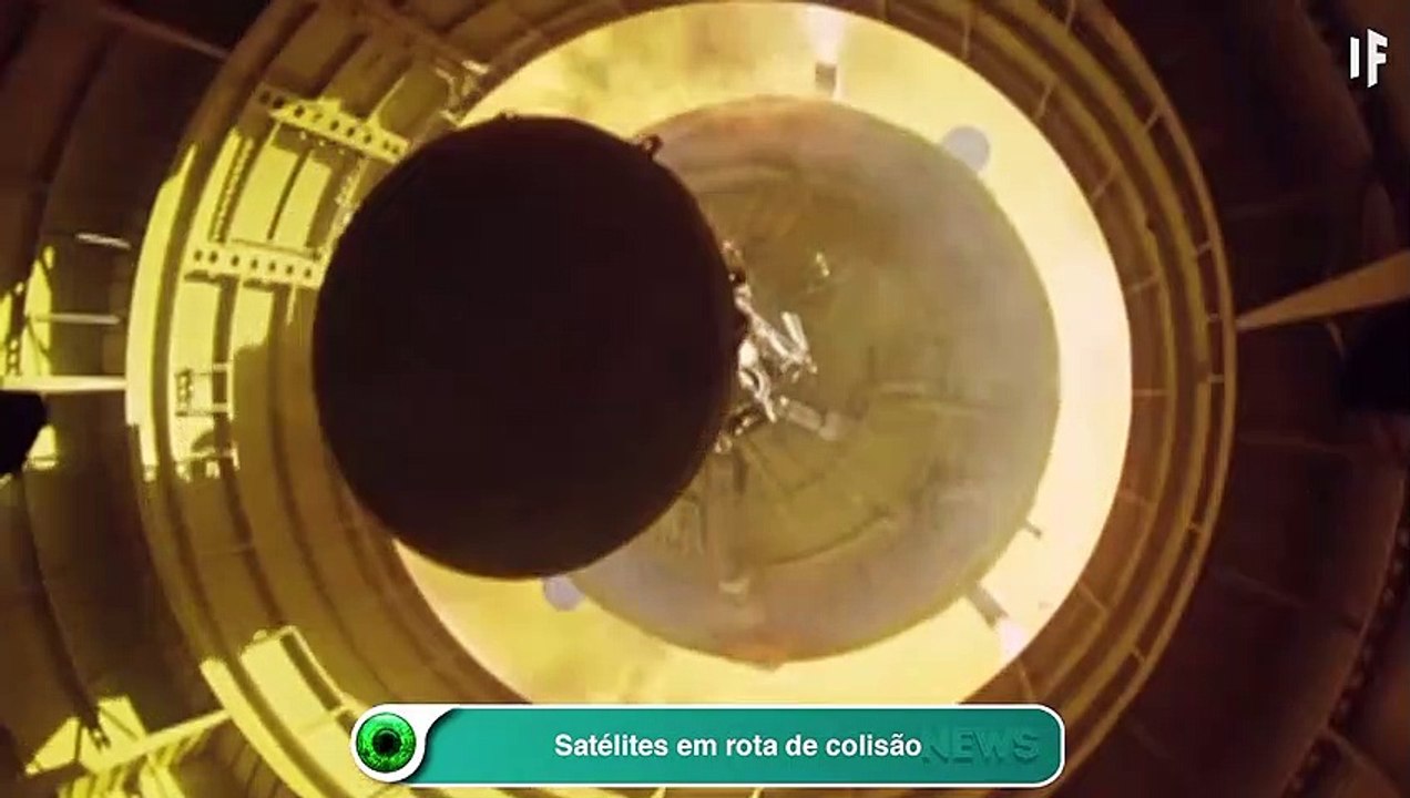 Satélites em rota de colisão