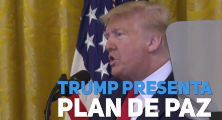 Trump presenta plan de paz