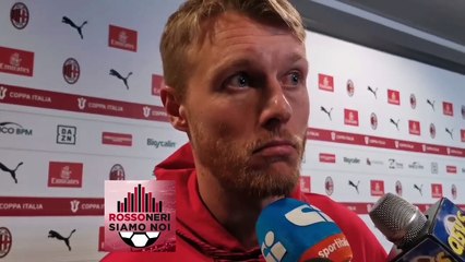 Simon Kjaer dopo Milan-Torino