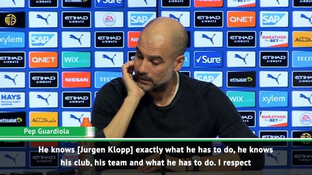 Guardiola defends Klopp's FA Cup decision