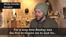 Budapest's 'Banksy' triggers nostalgia and debate