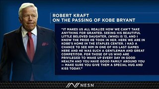 Robert Kraft Offers Condolences, Perspective On Kobe Bryant's Death