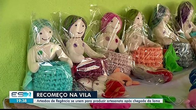 Artesanos de Regencia en Linhares se_unen para producir artesanía luego de la rotura de la llegada del lodo