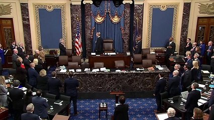 Defensa de Trump pide al Senado una absolución "lo más rápido posible"