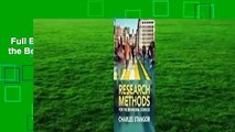 Full E-book  Research Methods for the Behavioral Sciences Complete