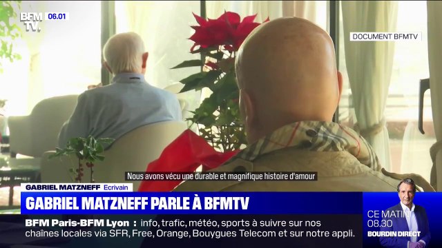 DOCUMENT BFMTV - L'écrivain Gabriel Matzneff parle pour la première fois depuis la publication du livre de Vanessa Springora