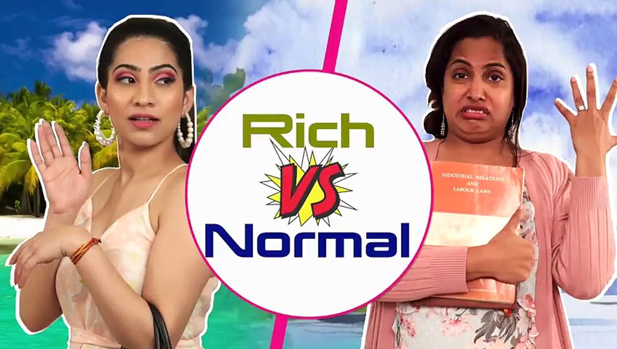 College Life - RICH vs NORMAL - Part-2 - #Fun #Sketch #RolePlay #Anaysa #ShrutiArjunAnand