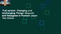 Full version  Changing and Unchanging Things: Noguchi and Hasegawa in Postwar Japan  For Online
