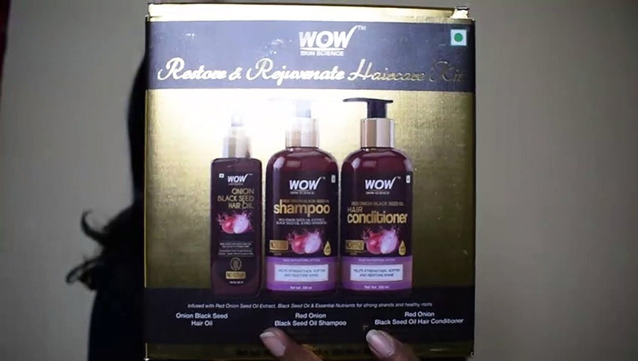 WOW Onion Hair Care Kit video Dailymotion