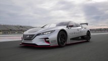 Nissan Leaf RC Nismo on the track