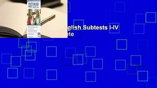 Full E-book  CSET English Subtests I-IV Book + Online Complete