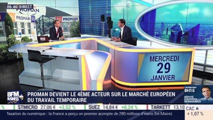 Roland Gomez (Proman) : Proman devient le 4ème acteur sur le marché européen du travail temporaire - 29/01
