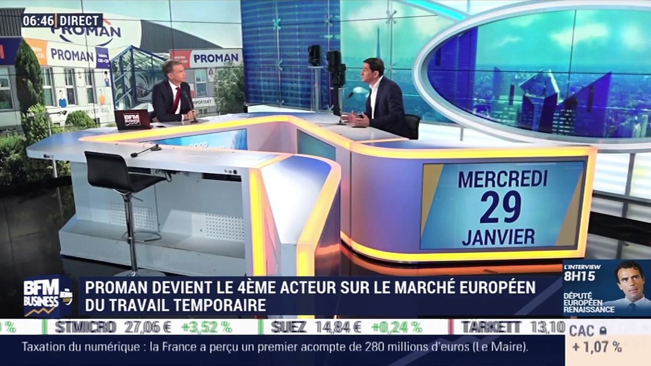 Roland Gomez (Proman) : Proman devient le 4ème acteur sur le marché européen du travail temporaire - 29/01