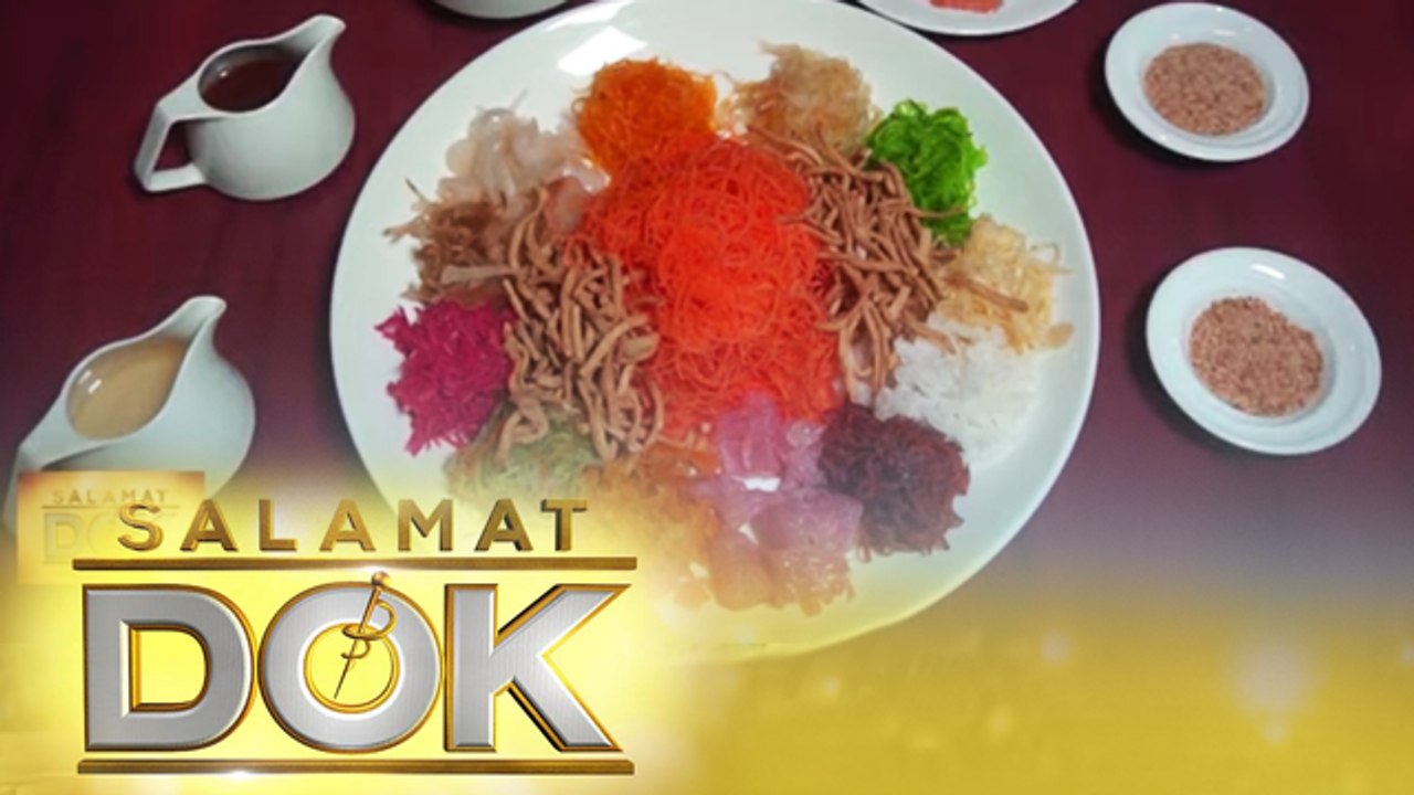 Lady Pipay Navarro learns how to prepare Yee Sang | Salamat Dok