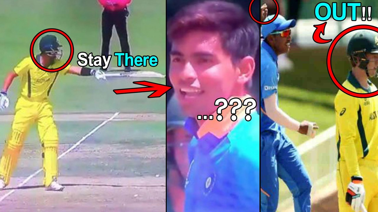 U19 World Cup 2020, IND vs AUS : Australia Batsman Sledged, Kartik Tyagi Dismisses Him || Oneindia