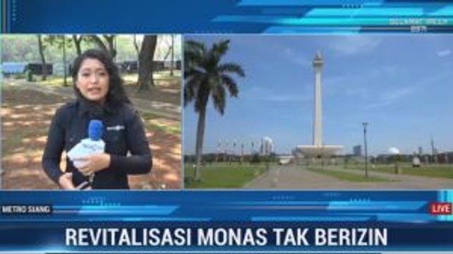 Revitalisasi Monas Tak Berizin