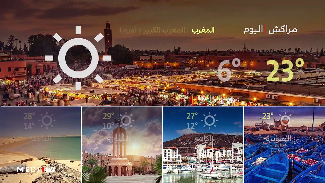 النشرة الجوية - 29/01/2020