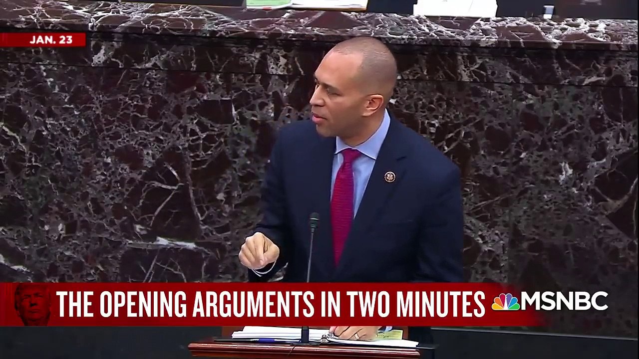 President Donald Trump Impeachment Trial Opening Arguments In Two Minutes _ The 11th Hour _ MSNBC