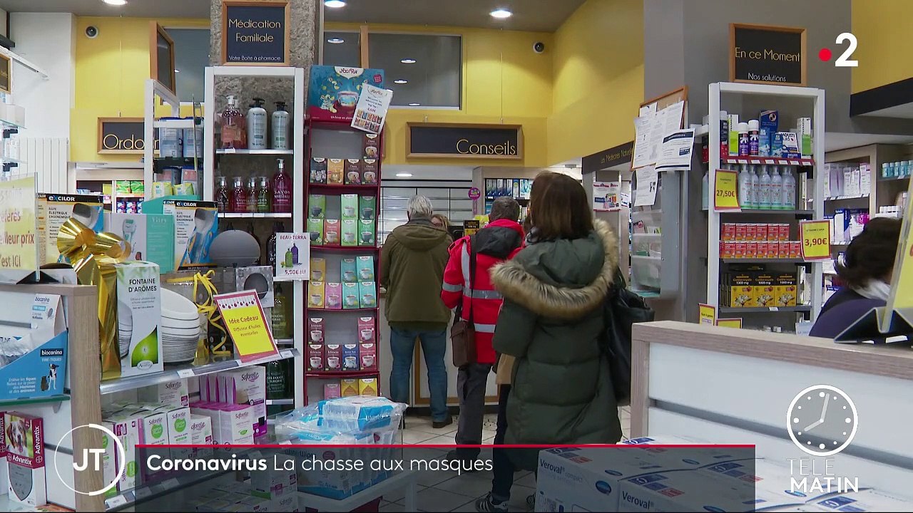 Coronavirus : les masques en rupture de stock dans les pharmacies