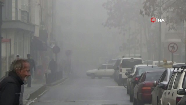 Düzce güne sisle uyandı