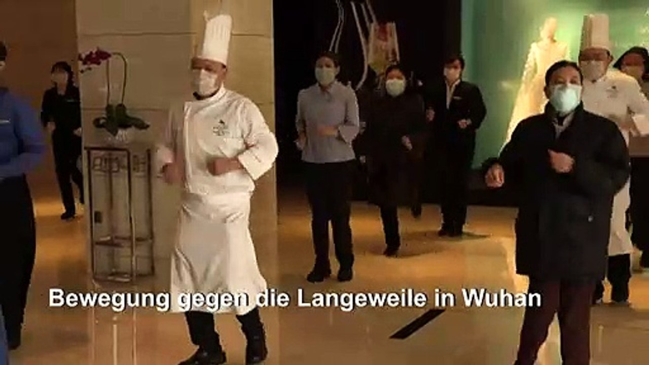 Wuhan: Gymnastik gegen das Coronavirus