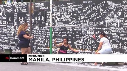 A Manila un murale gigante di Kobe Bryant