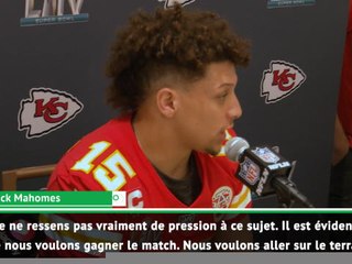 Super Bowl LIV - Mahomes : "Nous allons nous amuser"